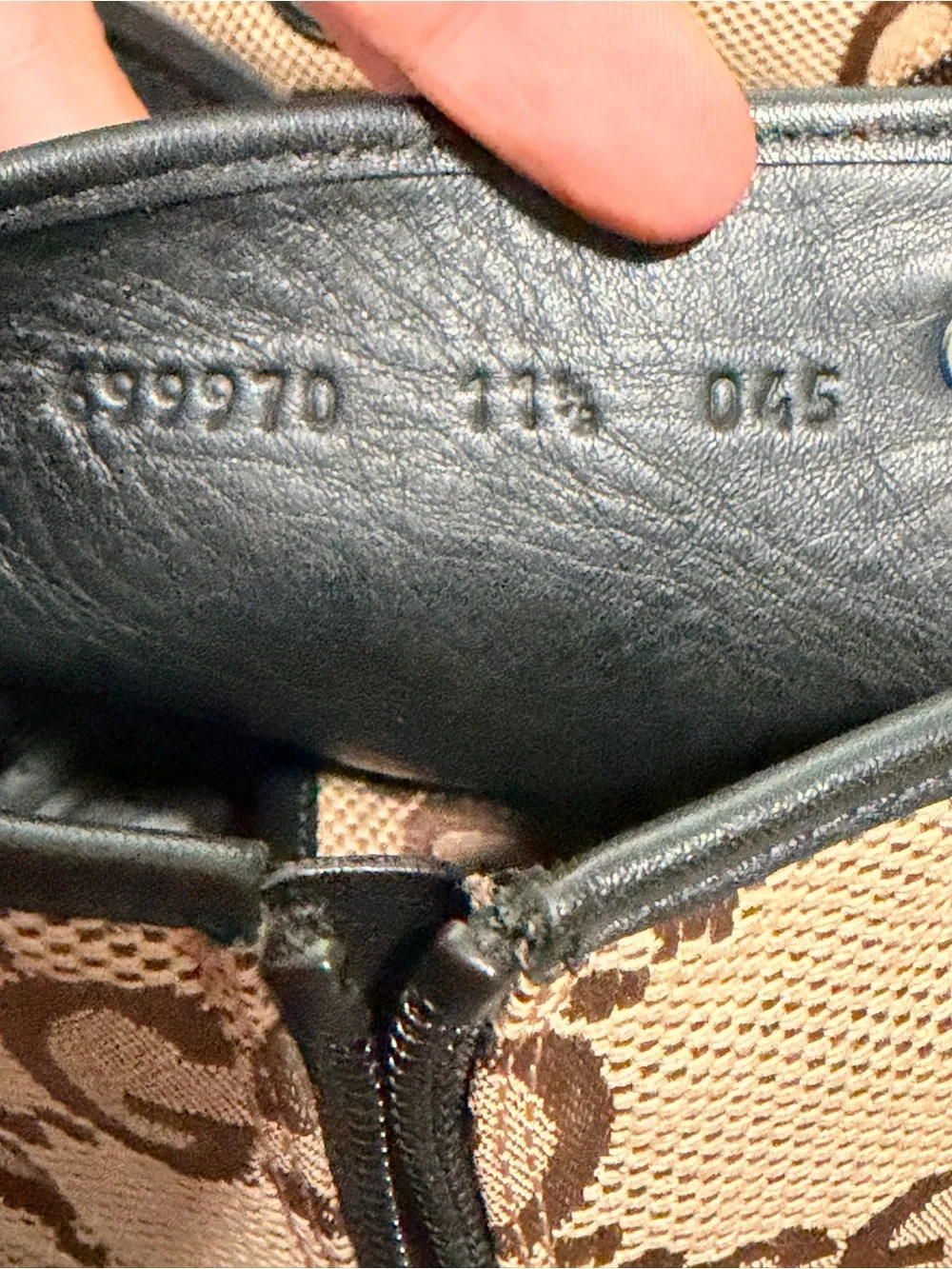 Gucci GG Canvas Combat Boots - Tan/Brown with COA